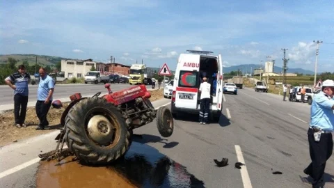Samsun'da Trafik Kazası: 1 Ölü, 1 Yaralı