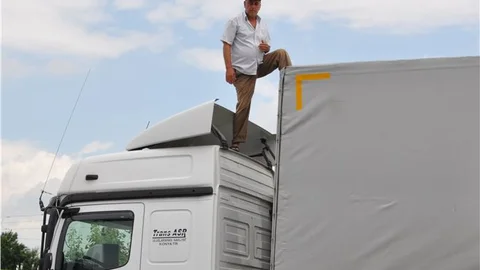 Edirne'de TIR Dorsesinde Suriyeli Nöbeti