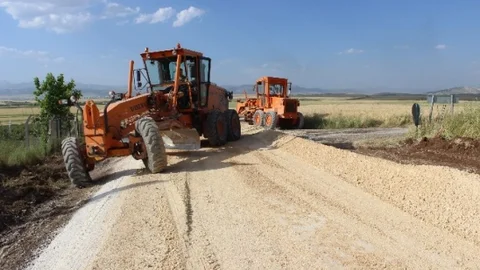 Adıyaman'da Bozhöyük Grup Yolu Çalışmaları