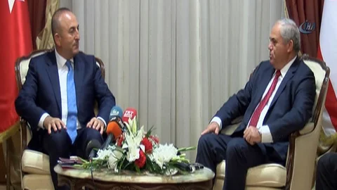 KKTC Başbakanı Çavuşoğlu'nu Ağırladı