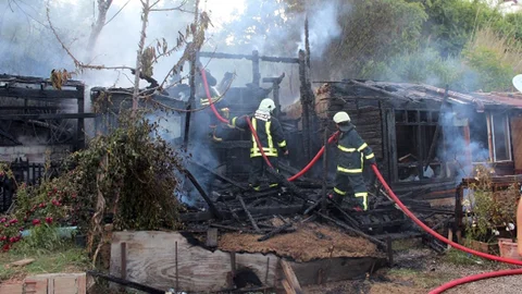 Tekirdağ'da Ocaktan Yangın Çıktı