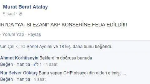 Çankırı'da Konser Tepkisi Yükseldi