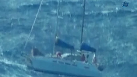 Türk Denizciler Okyanusta Kurtarma Yaptı