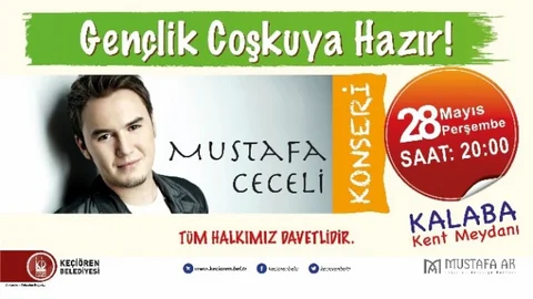 Mustafa Ceceli Keçiören'de Konser Veriyor