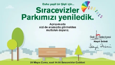 Şişli'de Park Açılışı Yapılıyor