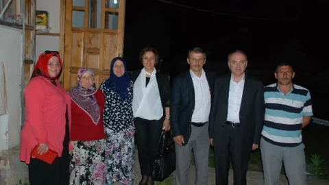 Faruk Özlü Kaynaşlı'da Ziyaretler Yaptı