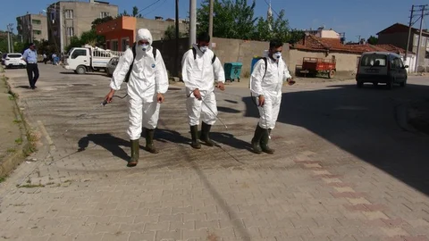 Kuş Gribi İçin Edincik Mahallesi İlaçlanıyor