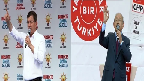 İki Liderin Farklı Mitingleri Gerçekleşti