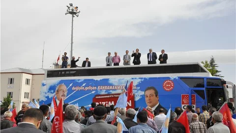 Kahramanmaraş'ta CHP Mitingi Gerçekleşti