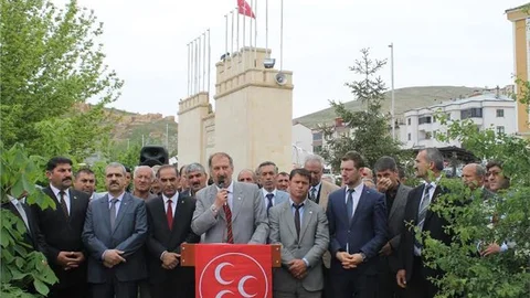 Bayburt'ta MHP'den Sert Tepki