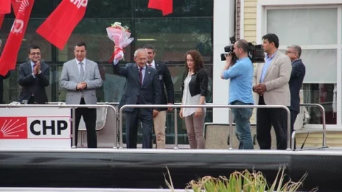 CHP Genel Başkanı Kılıçdaroğlu Çan'da Açıklamalarda Bulundu