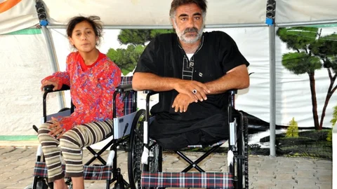 Engelli Mültecilere Tekerlekli Sandalye Desteği