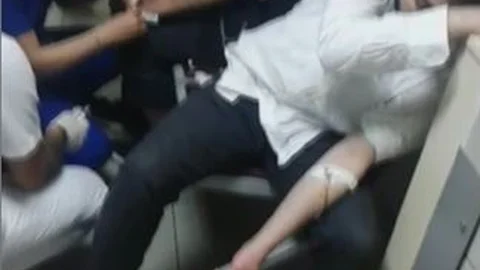 Bursa'da Hastalar Bankta Serum Aldı