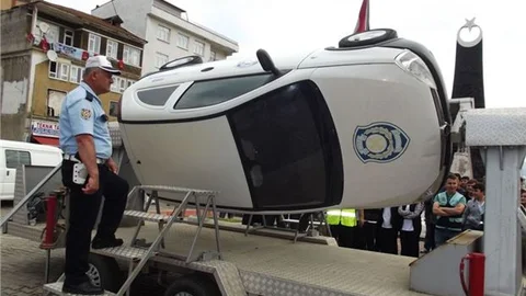 Tirebolu'da Emniyet Kemeri Eğitimi