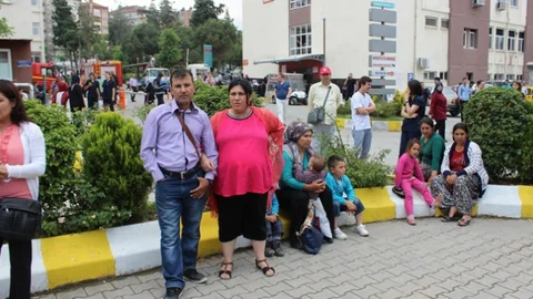 Denizli Hastanesinde Yangın Korkusu