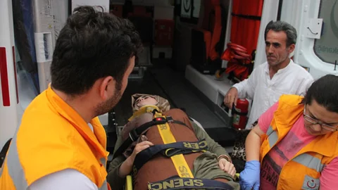 Zonguldak'ta Genç Kızın Kaza Anı