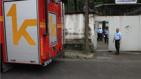 Zonguldak'ta Cezaevinde Tatbikat Yapıldı