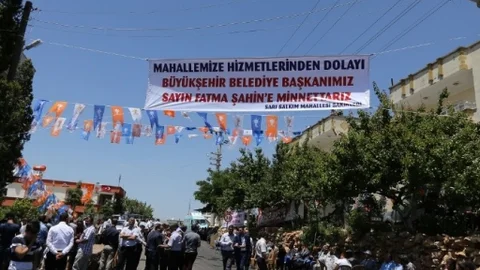 Gaziantep'te Sarı Salkım Teşekkürü