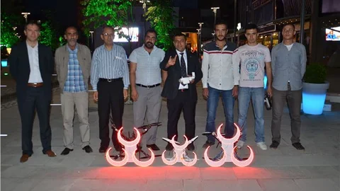 MHP Gaziantep'te Afiş Sorununu Drone İle Çözdü