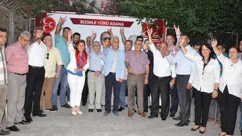 Adana'da MHP'ye Katılım Töreni