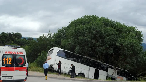 Amasya'da Büyük Kaza 40 Yaralı