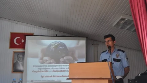 Korkuteli'nde Servis Sürücülerine Eğitim Verildi