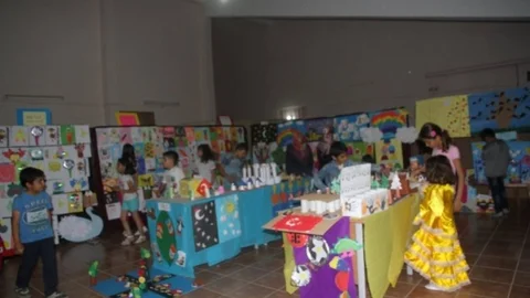 İdil'de Anaokulu Sergisi Açıldı