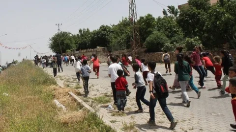 Siirt'te Çocuklar Yarıştı