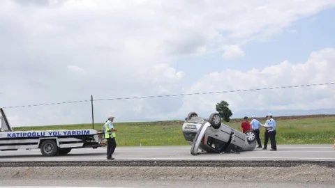 Sandıklı'da Trafik Kazası Oldu