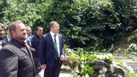 Düzce'de Heyelan İncelemesi