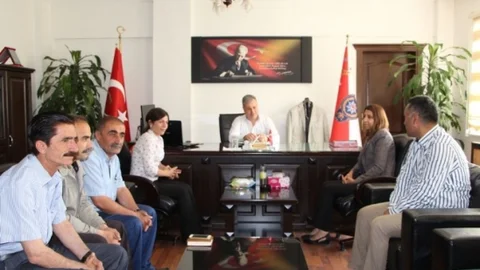 Silopi'de HDP'li Adaydan Ziyaret