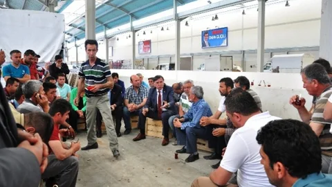 Beypazarı'nda Market Protestosu