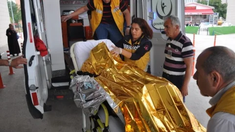 Bursa İnegöl'de Kendini Yaktı