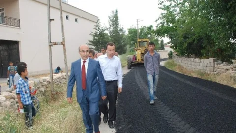 Adıyaman'da Asfaltlama Çalışmaları İncelendi