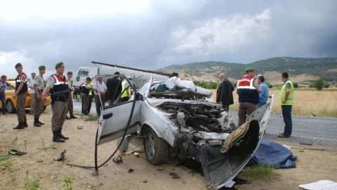 İzmir Tire'de Trafik Kazası