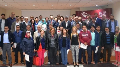 Erzurum'da Katılım Belgesi Töreni