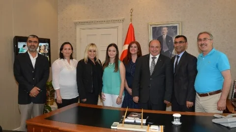 Marmaris'ten Vali'ye Ziyaret Gerçekleşti