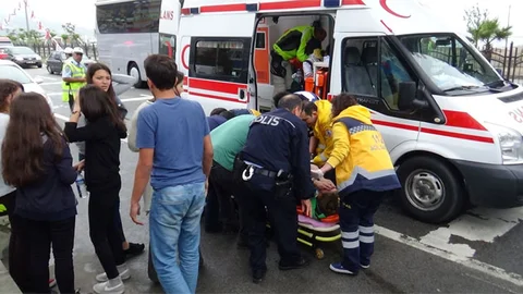 Giresun'da Öğrenci Servisi Kazası