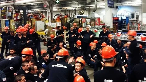 Ermetal İşçileri Üretime Devam Ediyor