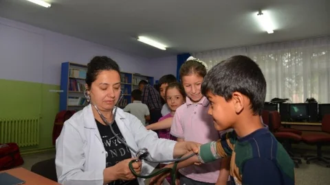 Minik Kalpler Projesi İle Sağlık Taraması Yapıldı