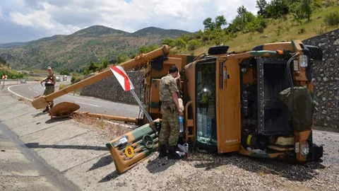 Adıyaman'da Zırhlı Araç Kazası