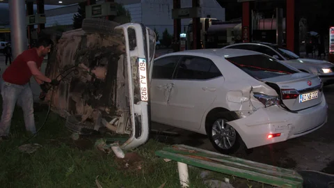 Tokat'ta Akaryakıt İstasyonu Kazası