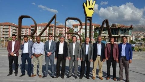 Suriye Koalisyonu'ndan Yeşilyurt'a Ziyaret