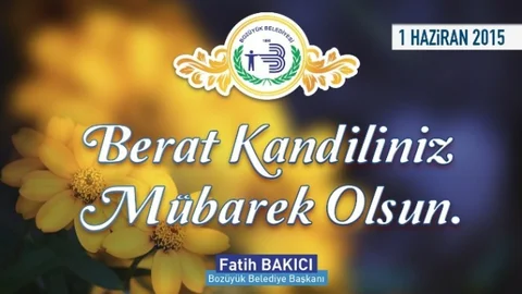 Fatih Bakıcı'dan Kandil Mesajı