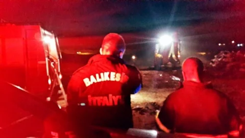 Ayvalık'ta Çöplükte Yangın Çıktı