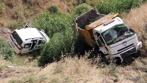 Cizre'de Trafik Kazası Meydana Geldi