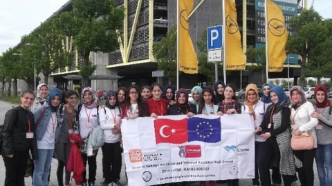 Erzurum'da Öğrenciler Almanya'da Eğitim Aldı