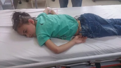 Gaziantep'te Küçük Kız Yaralandı