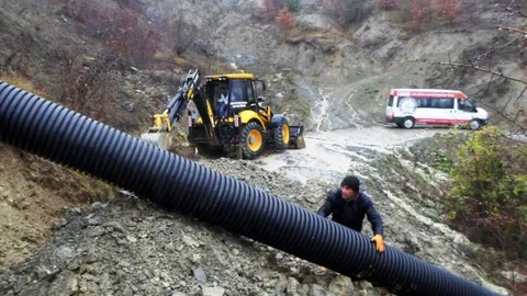 Samsun Ayvacık'ta Altyapı Çalışmaları