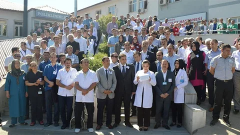 Samsun'da Sağlıkçılardan Tepki Geldi